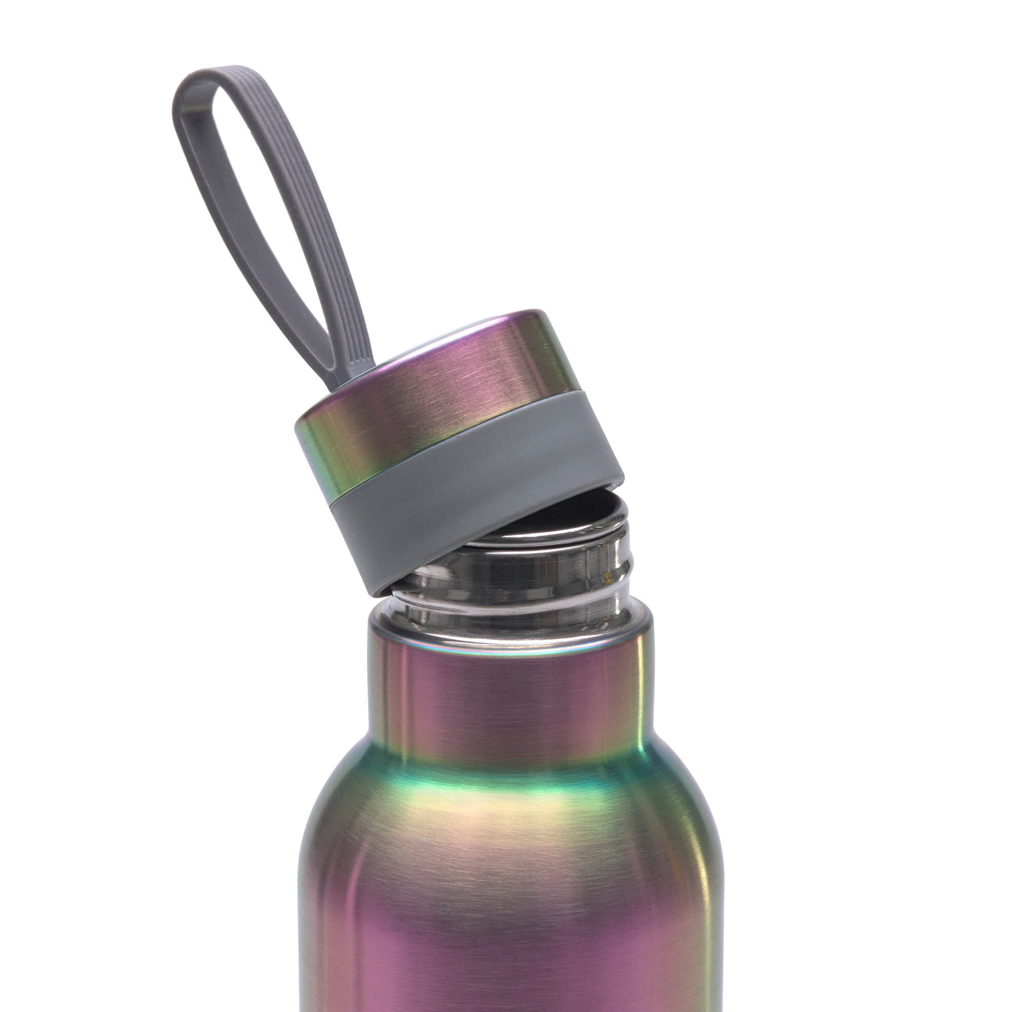 Lassig School Bottle Stainless Steel Bold rainbow - without straw