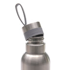 Lassig School Bottle Stainless Steel Bold Silver - without straw