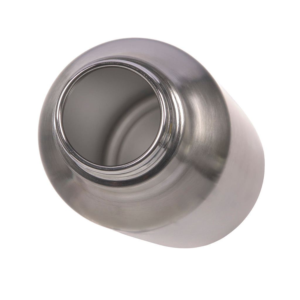 Lassig School Bottle Stainless Steel Bold Silver - without straw