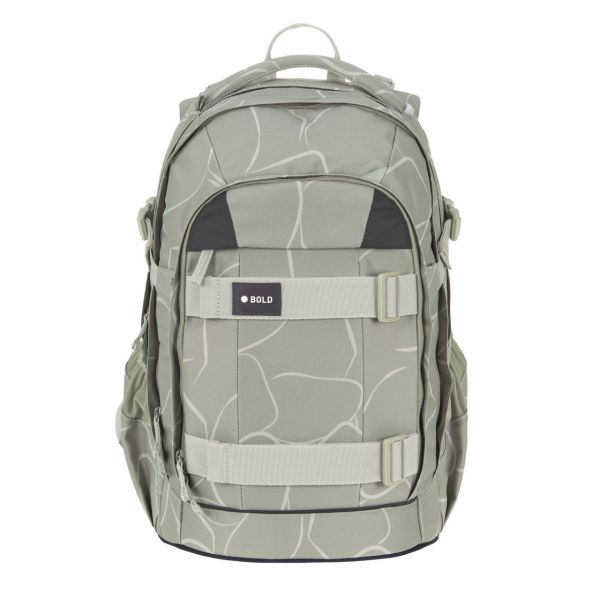 Lassig School Backpack Origin Bold - Curve sage