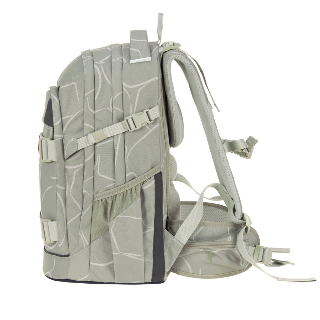 Lassig School Backpack Origin Bold - Curve sage