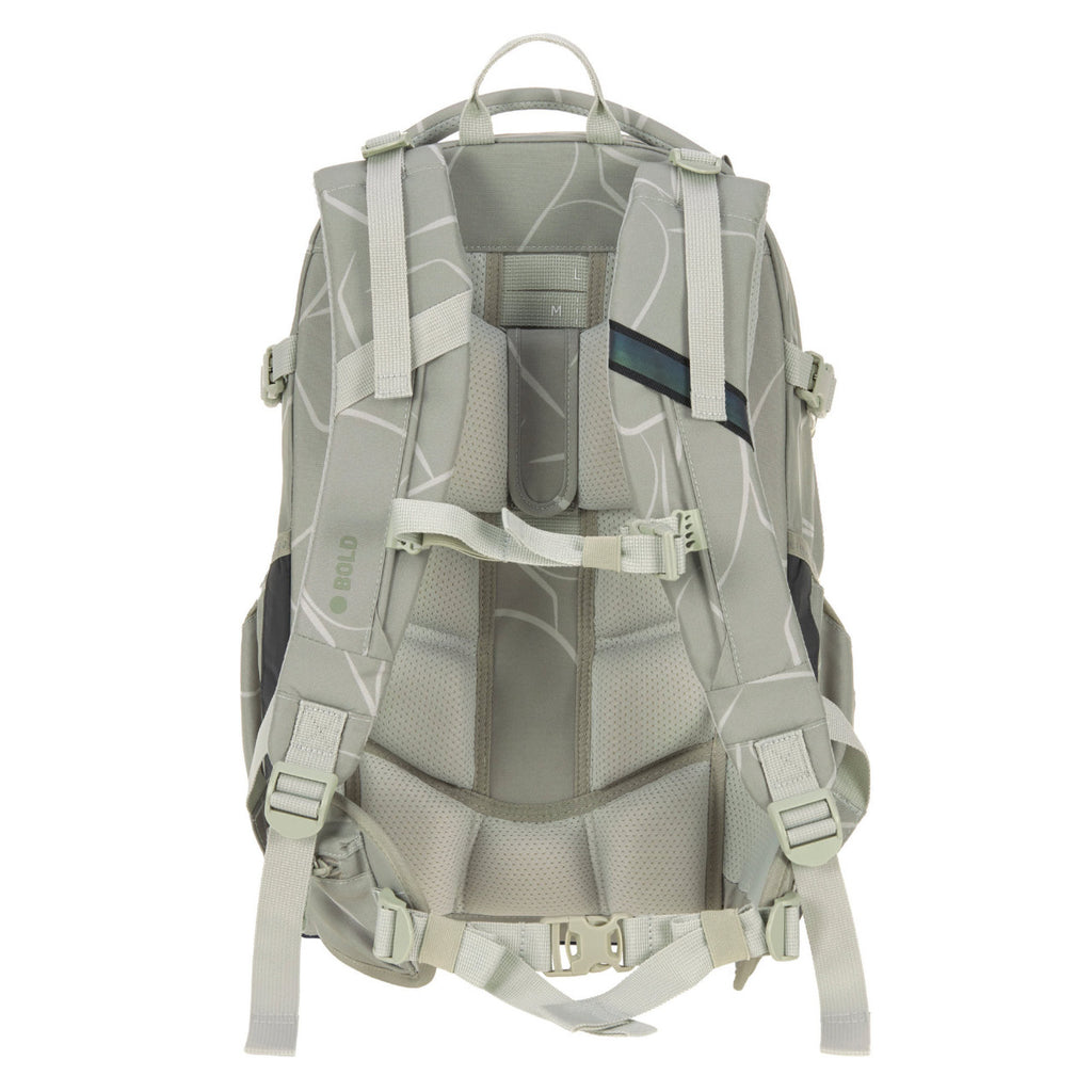 Lassig School Backpack Origin Bold - Curve sage