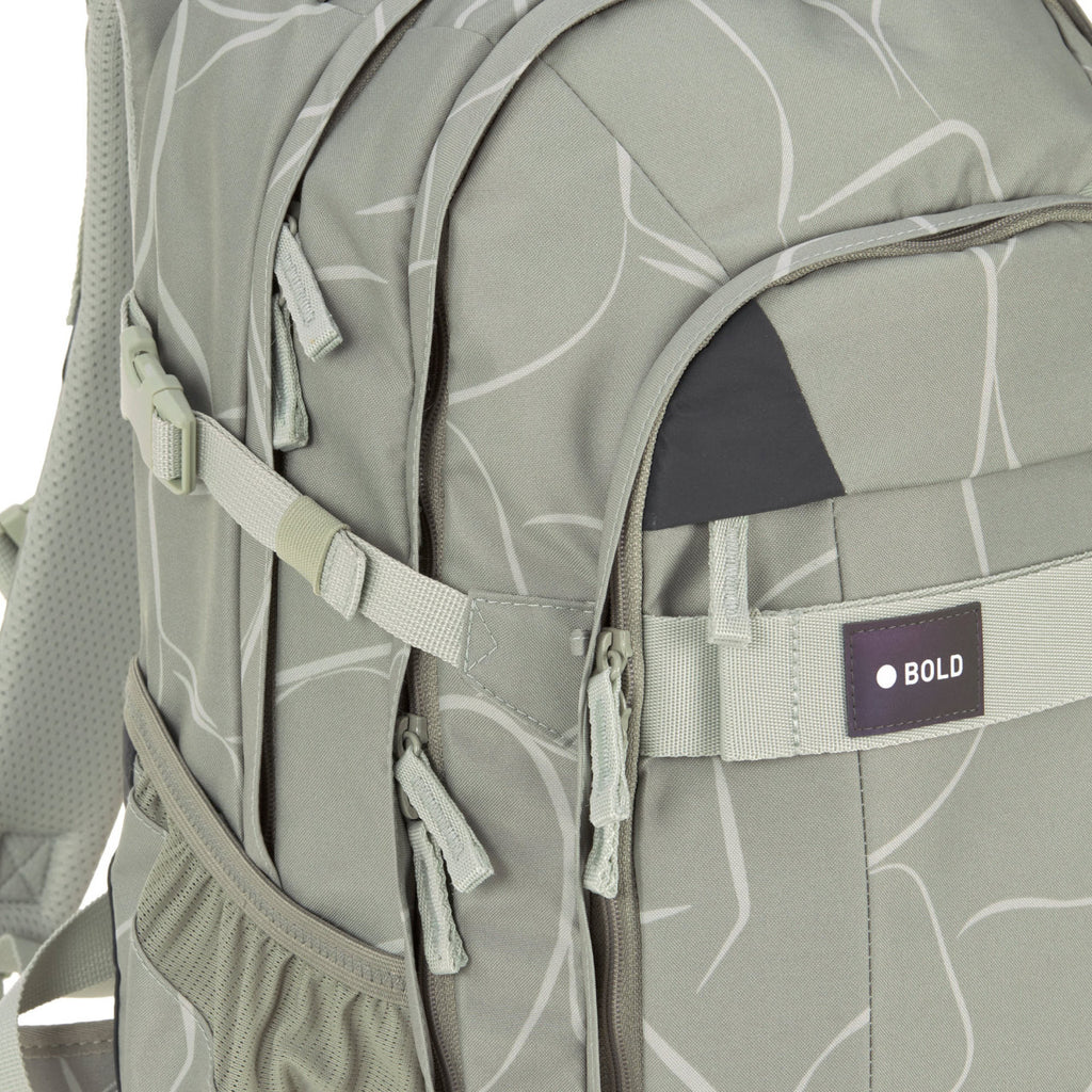 Lassig School Backpack Origin Bold - Curve sage
