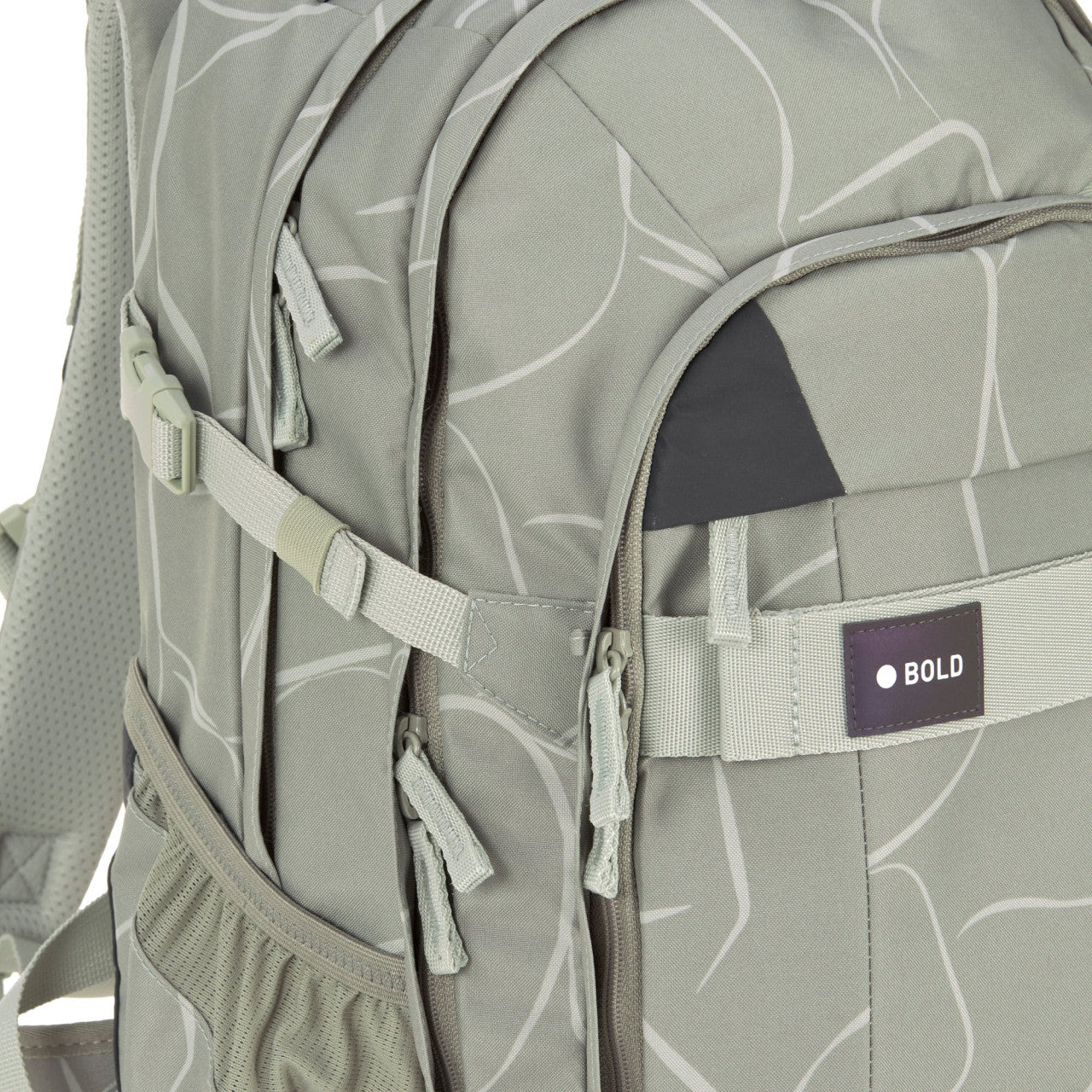 Lassig School Backpack Origin Bold - Curve sage