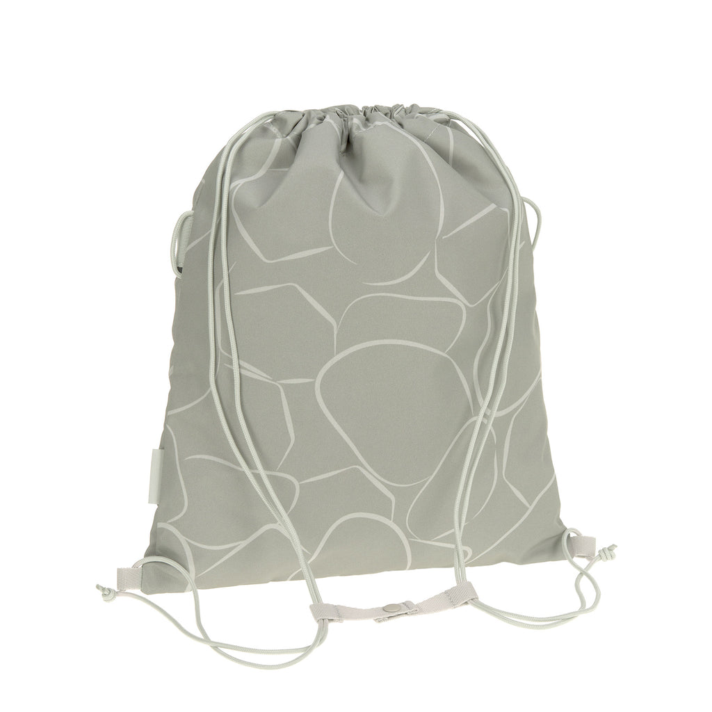 Lassig School String Bag Bold - Curve sage