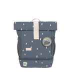 Lassig Mini Rolltop Backpack - Happy Prints midnight blue