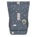 Lassig Mini Rolltop Backpack - Happy Prints midnight blue