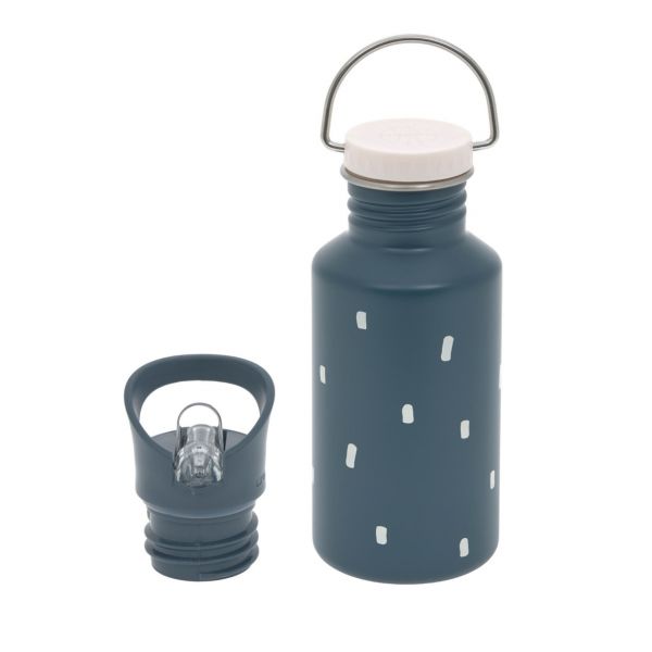 Lassig Bottle Stainless Steel Happy Prints midnight blue