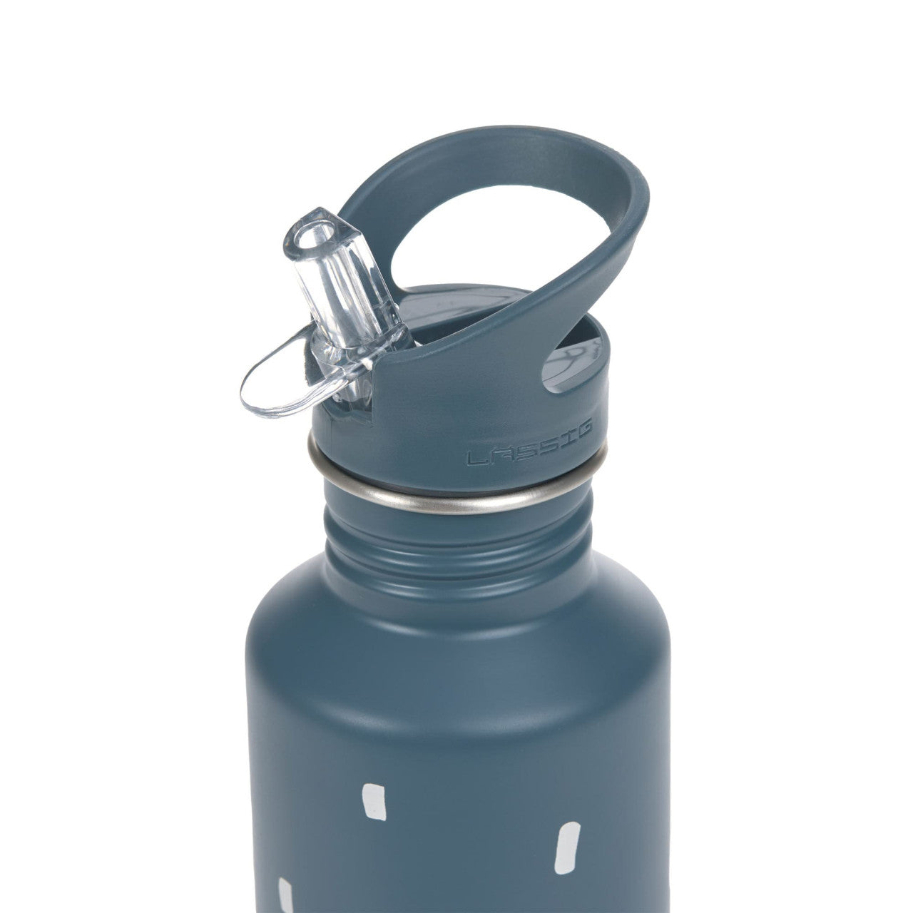 Lassig Bottle Stainless Steel Happy Prints midnight blue