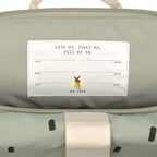 Lassig Mini Rolltop Backpack - Happy Prints light olive