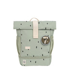 Lassig Mini Rolltop Backpack - Happy Prints light olive