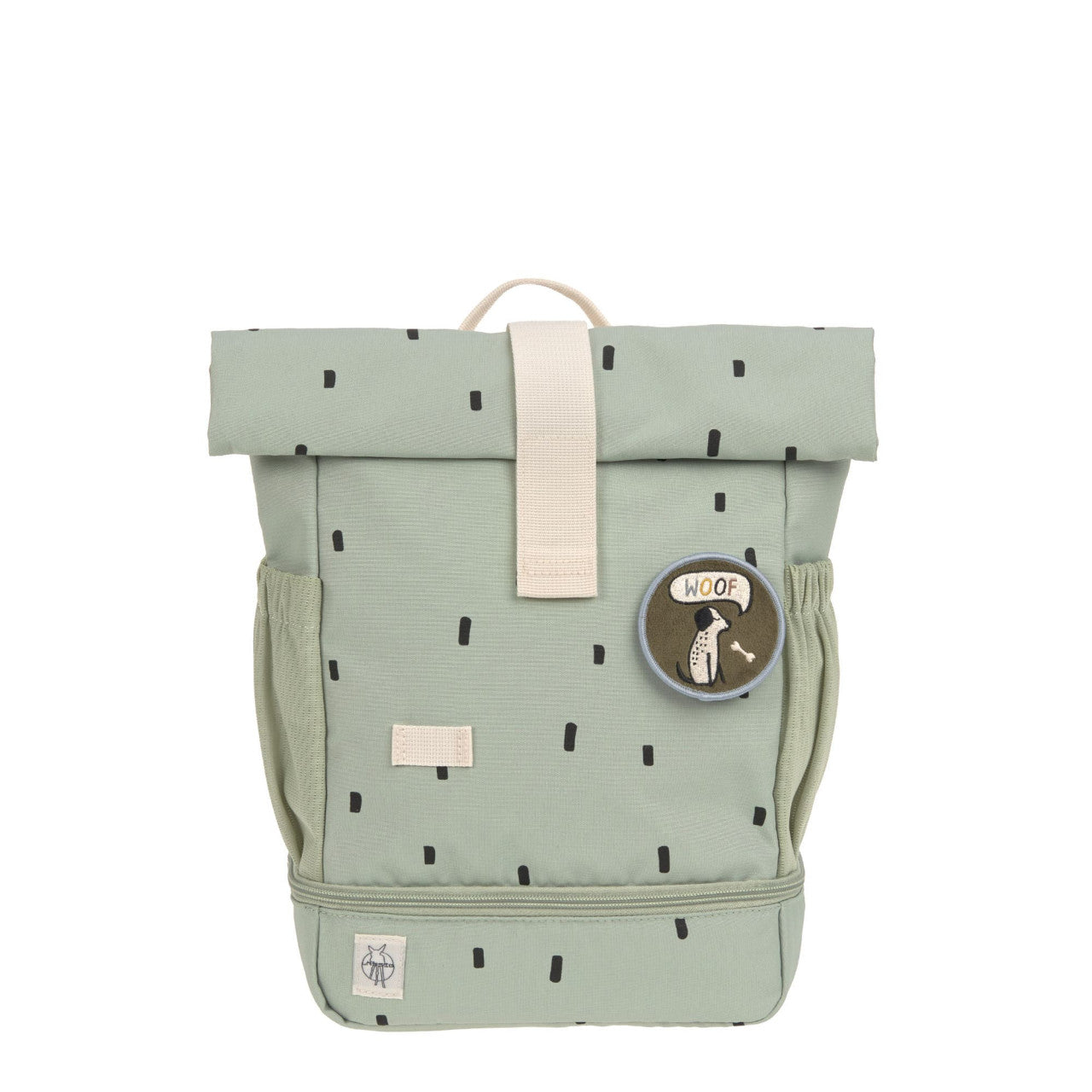 Lassig Mini Rolltop Backpack - Happy Prints light olive