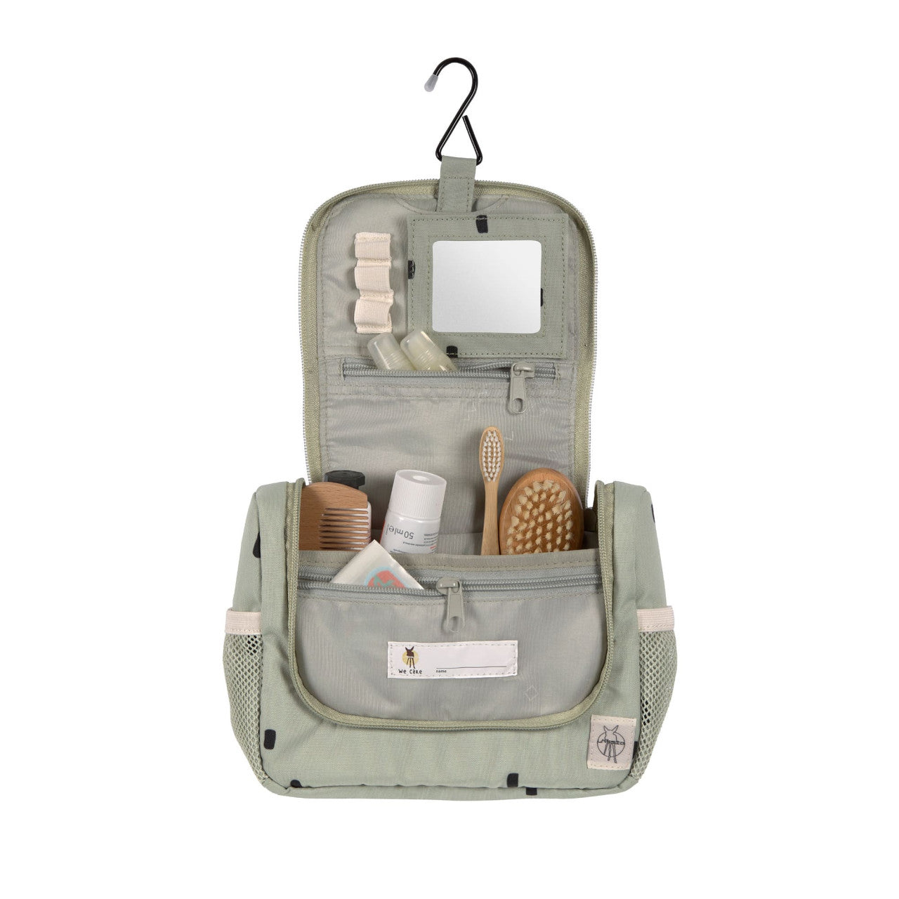 Lassig Mini Washbag Happy Prints light olive