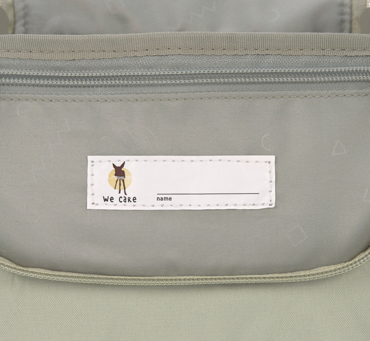 Lassig Mini Washbag Happy Prints light olive