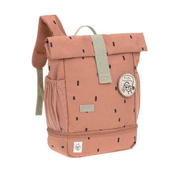 Lassig Mini Rolltop Backpack - Happy Prints caramel