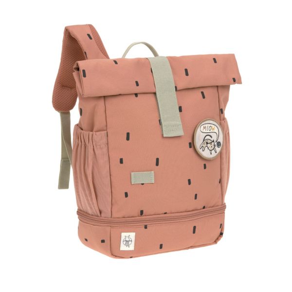 Lassig Mini Rolltop Backpack - Happy Prints caramel