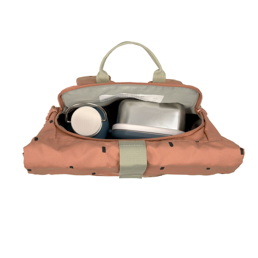 Lassig Mini Rolltop Backpack - Happy Prints caramel