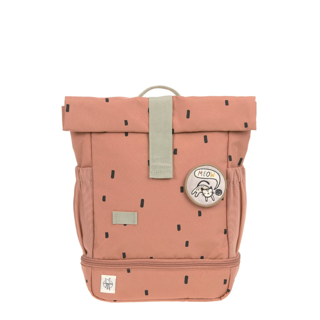 Lassig Mini Rolltop Backpack - Happy Prints caramel