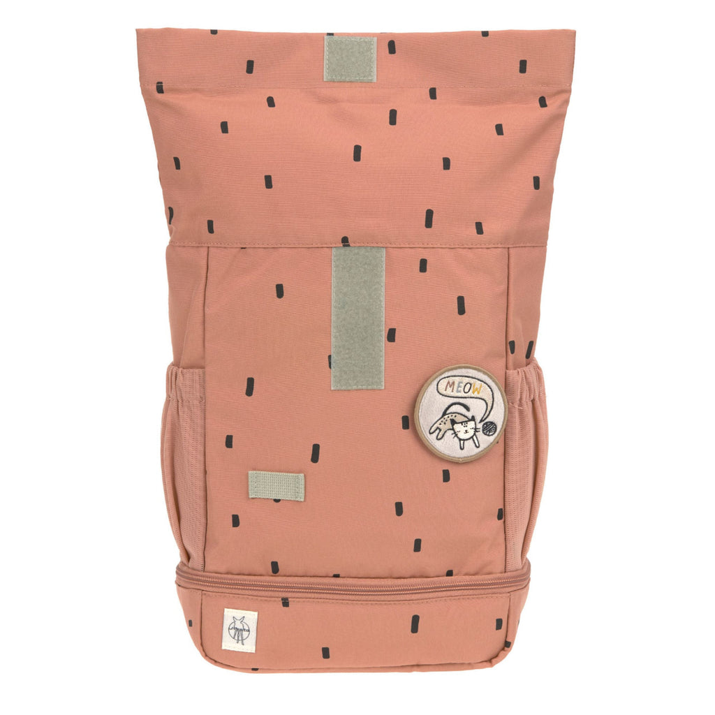 Lassig Mini Rolltop Backpack - Happy Prints caramel