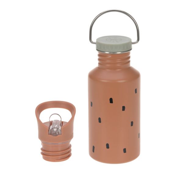 Lassig Bottle Stainless Steel Happy Prints caramel