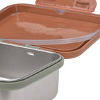 Lassig Lunchbox Stainless Steel Happy Prints caramel