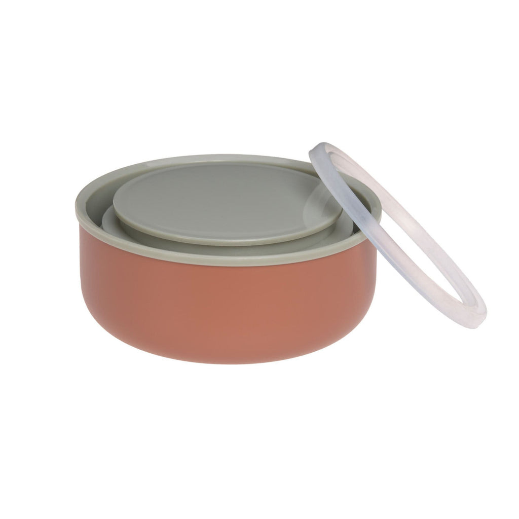 Lassig Food Jar Medium Happy Prints caramel