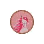 Lassig School Patches Set - Horse pink