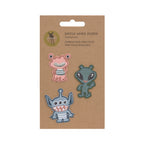 Lassig Textile Woven Sticker Stick on - Monster