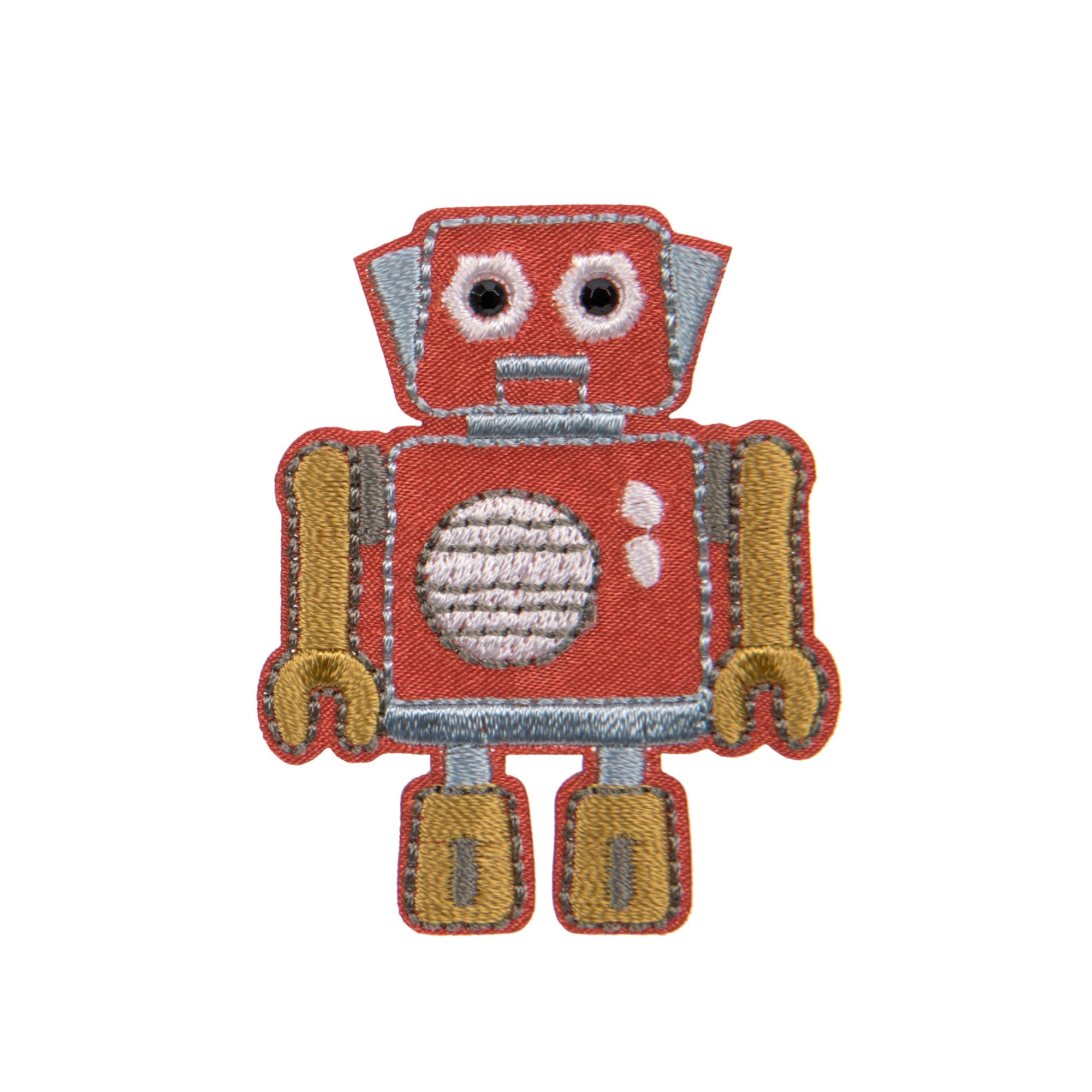 Lassig Textile Woven Sticker Stick on - Robots