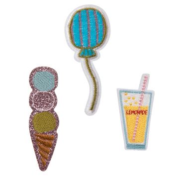 Lassig Textile Woven Sticker Stick on - Sunny