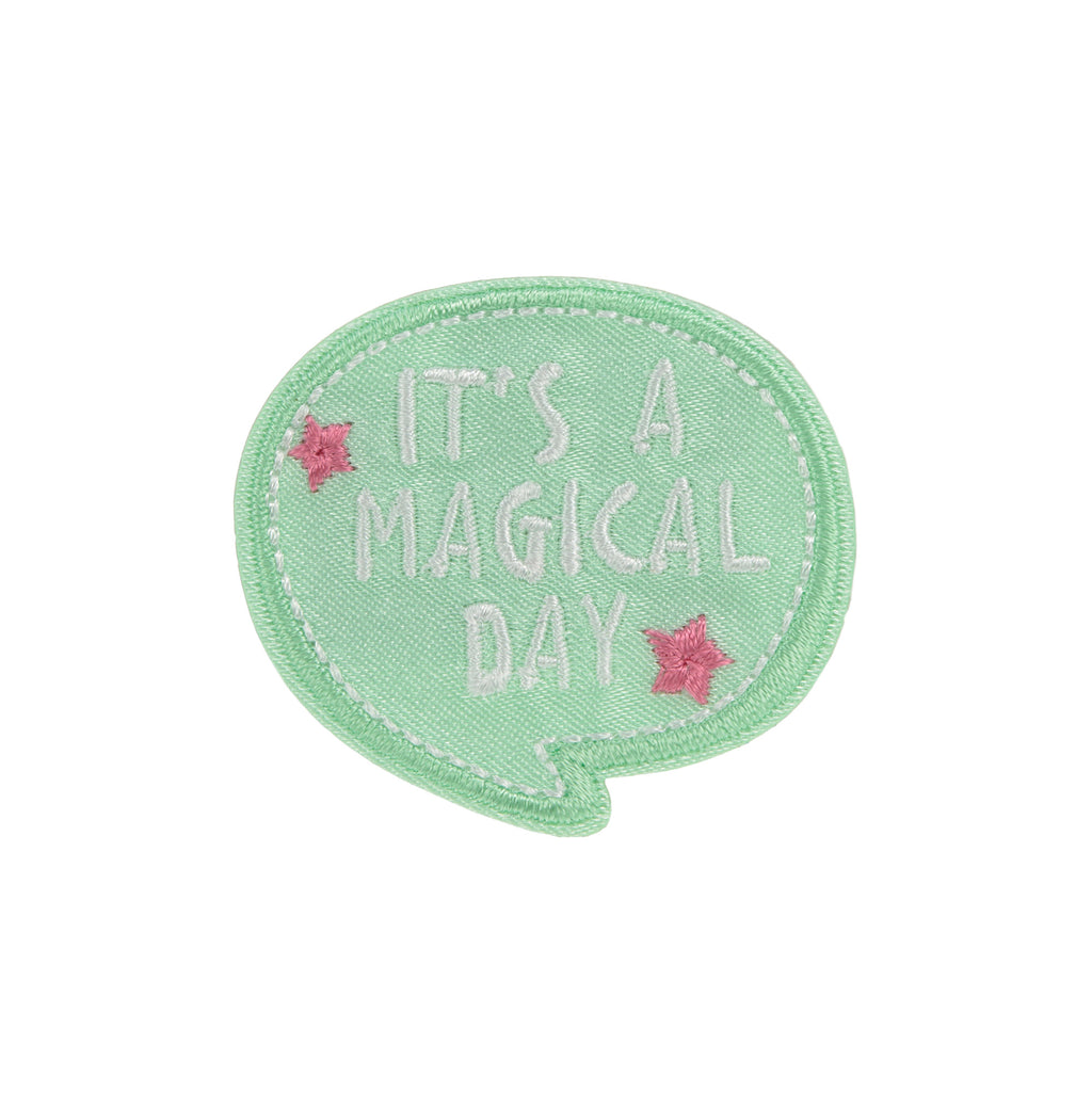 Lassig Textile Woven Sticker Stick on - Unicorn