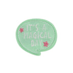 Lassig Textile Woven Sticker Stick on - Unicorn