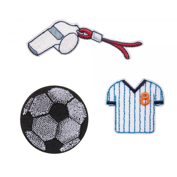 Lassig Textile Woven Sticker Stick on - Football