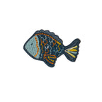 Lassig Textile Woven Sticker Stick on - Sea