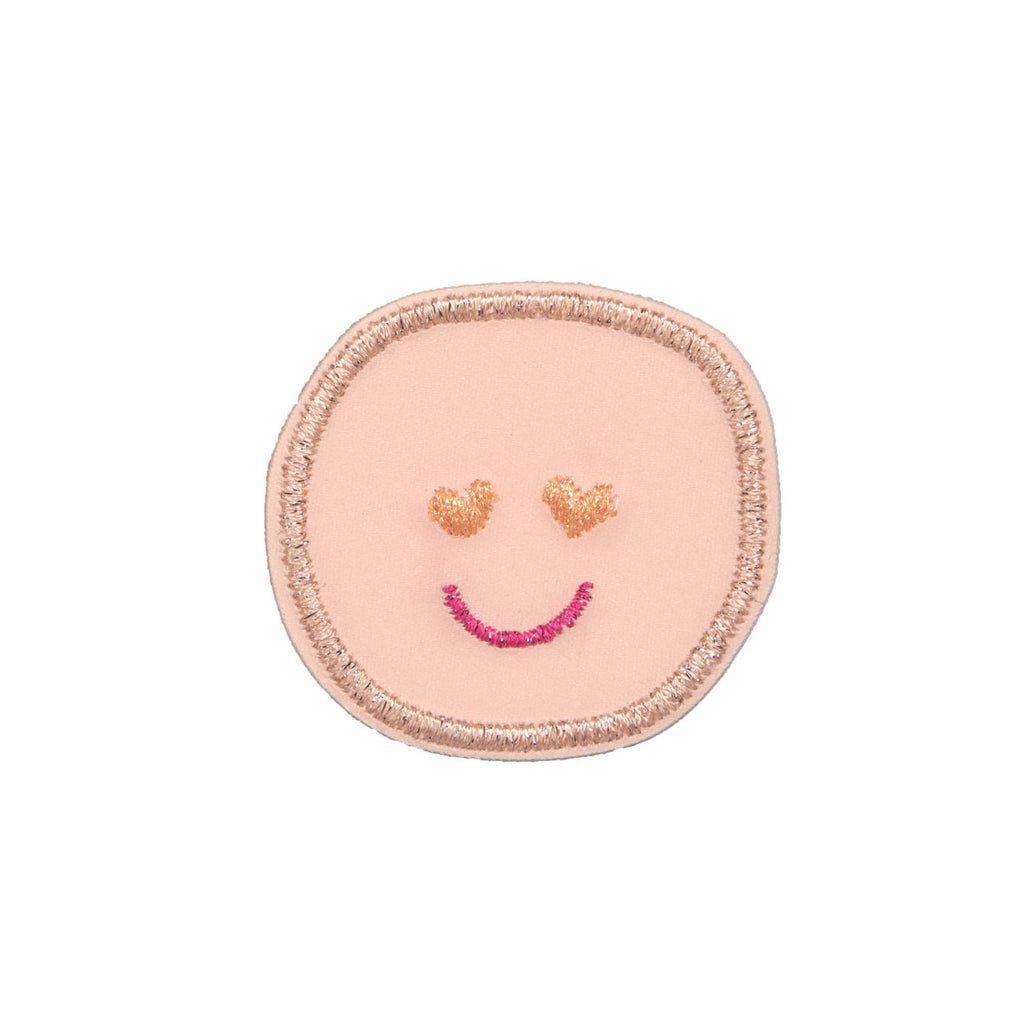 Lassig Textile Woven Sticker Stick on - Whale pink