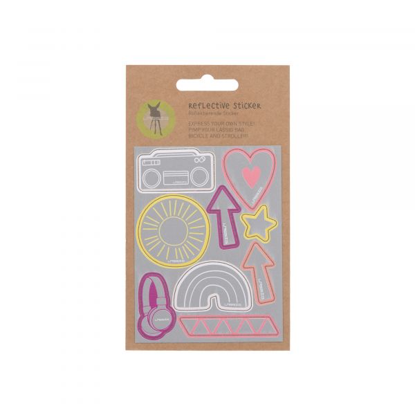 Lassig Reflective Sticker - Rainbow