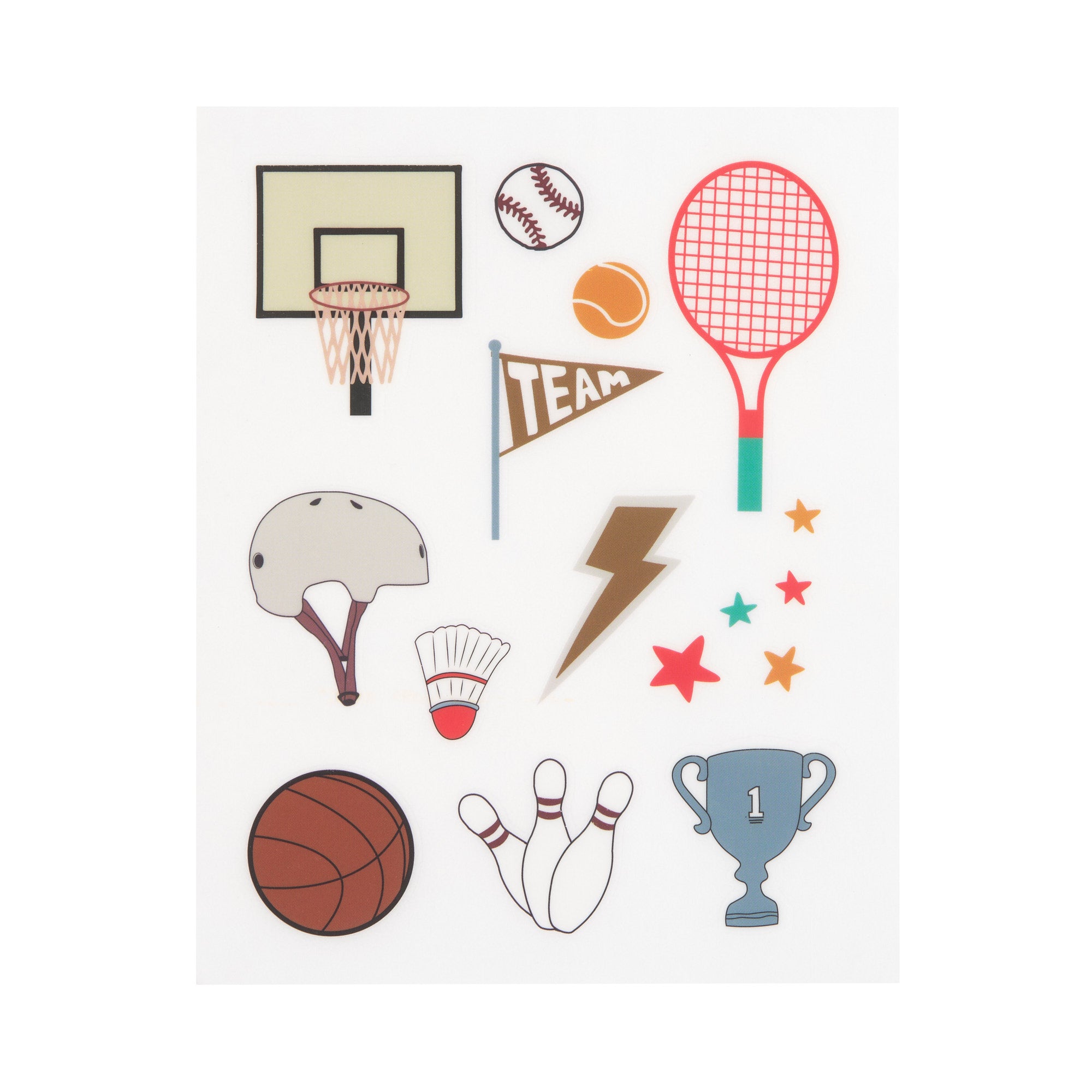 Lassig Sticker Rub On - Sport