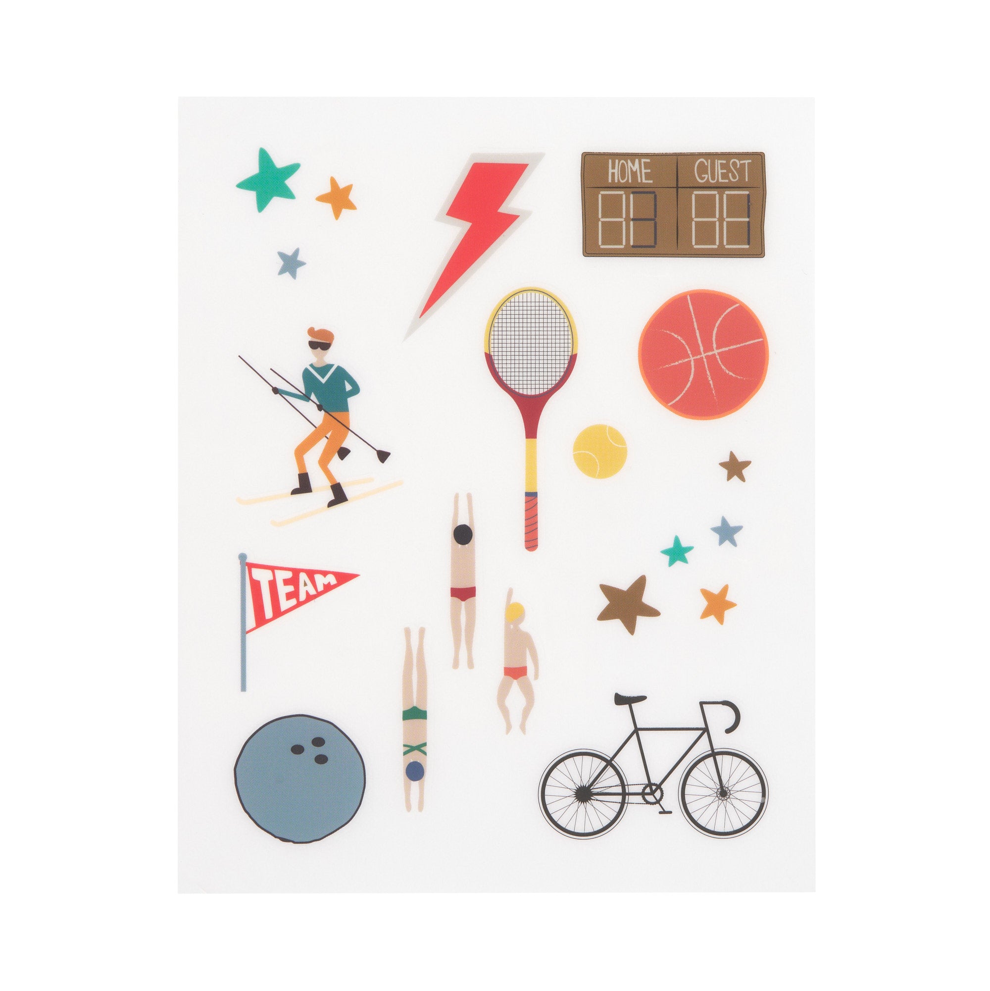 Lassig Sticker Rub On - Sport