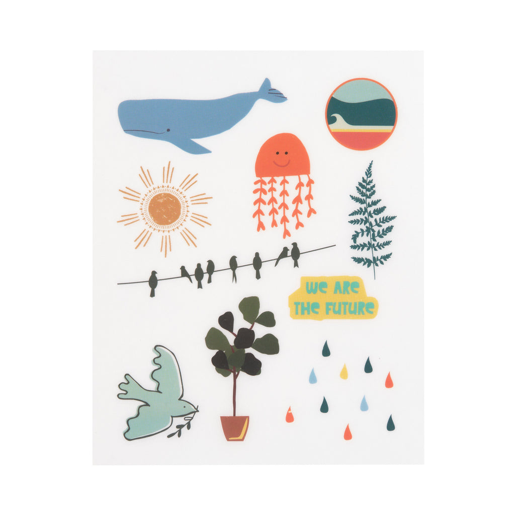 Lassig Sticker Rub On - Planet