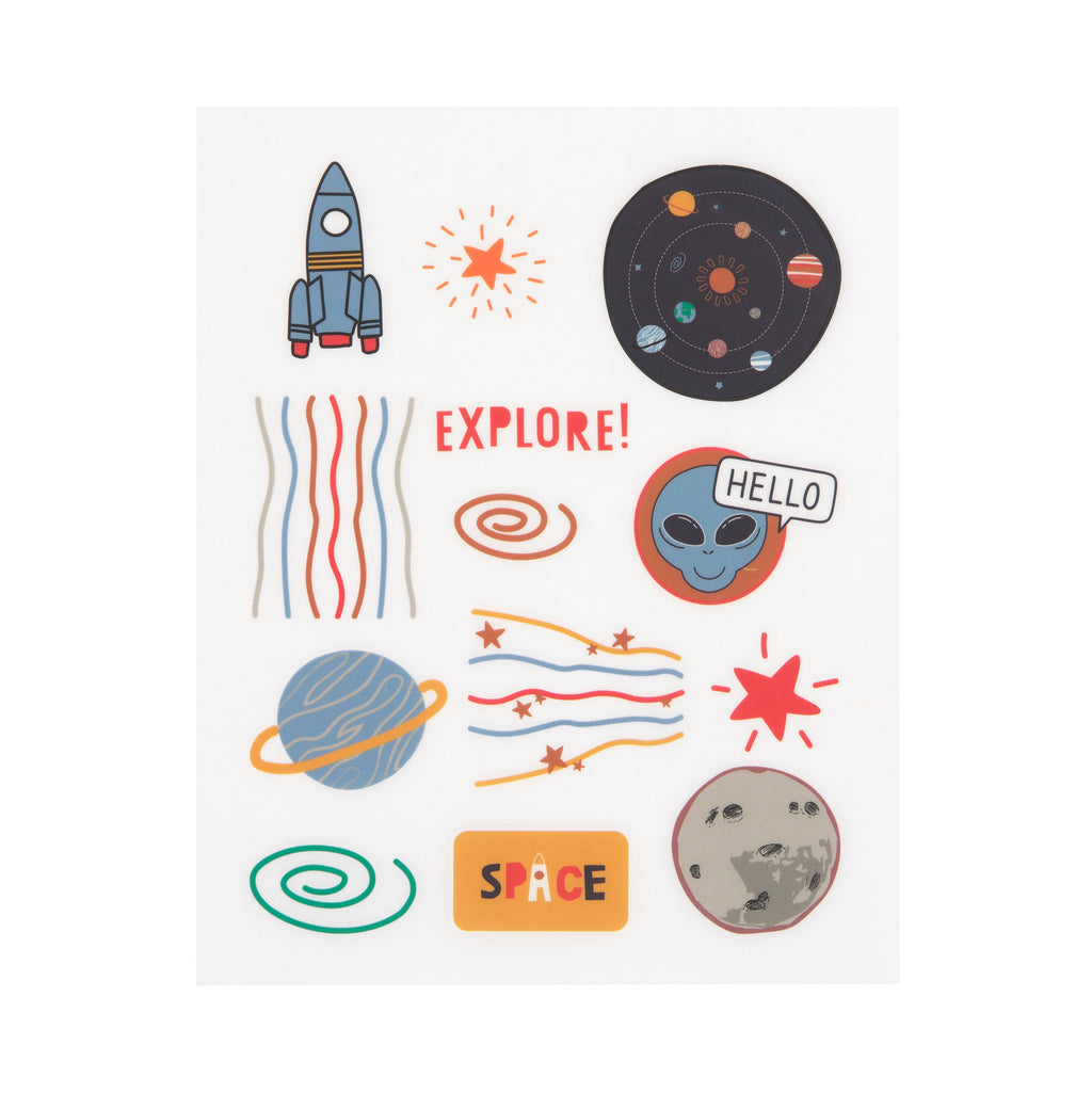 Lassig Sticker Rub On - Space
