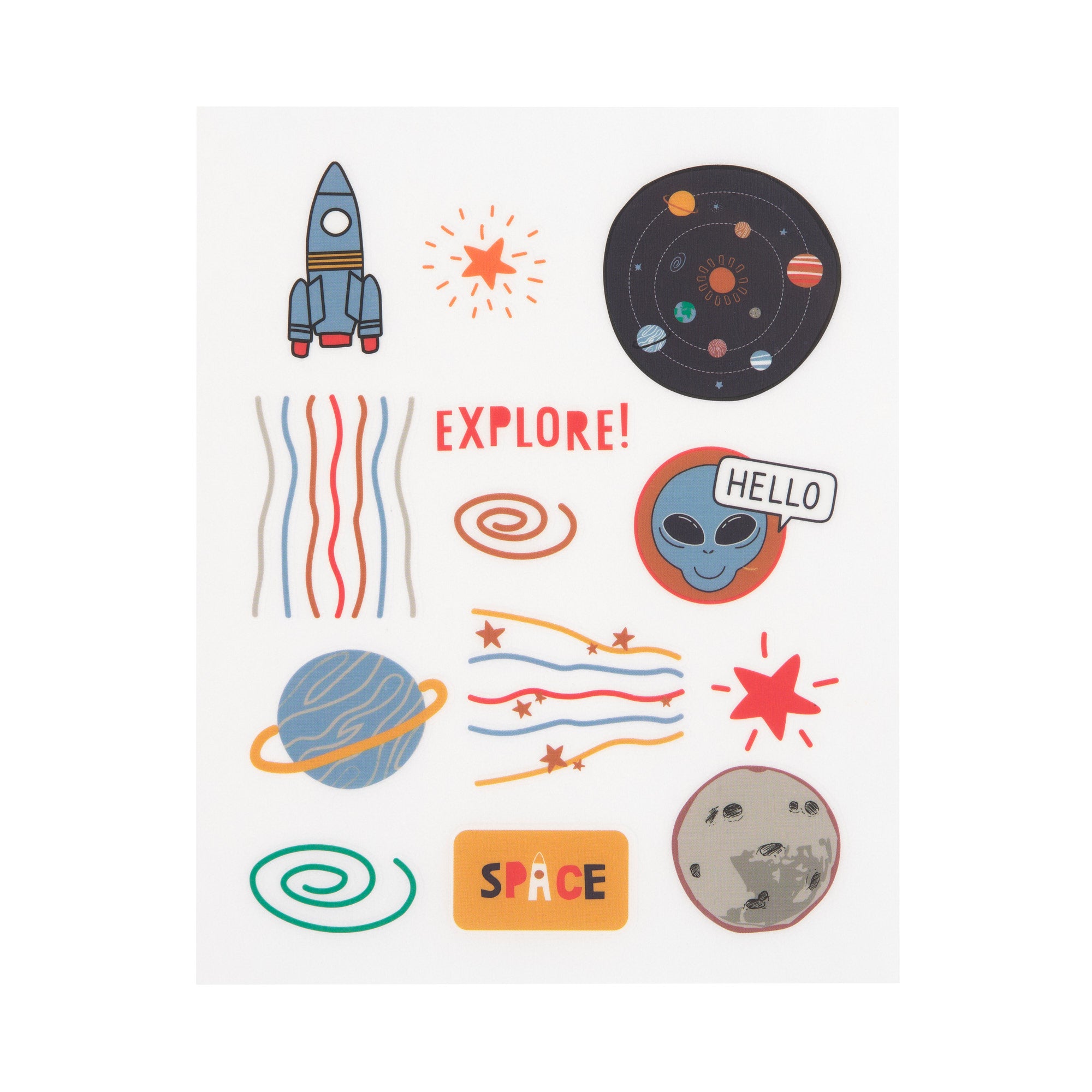 Lassig Sticker Rub On - Space
