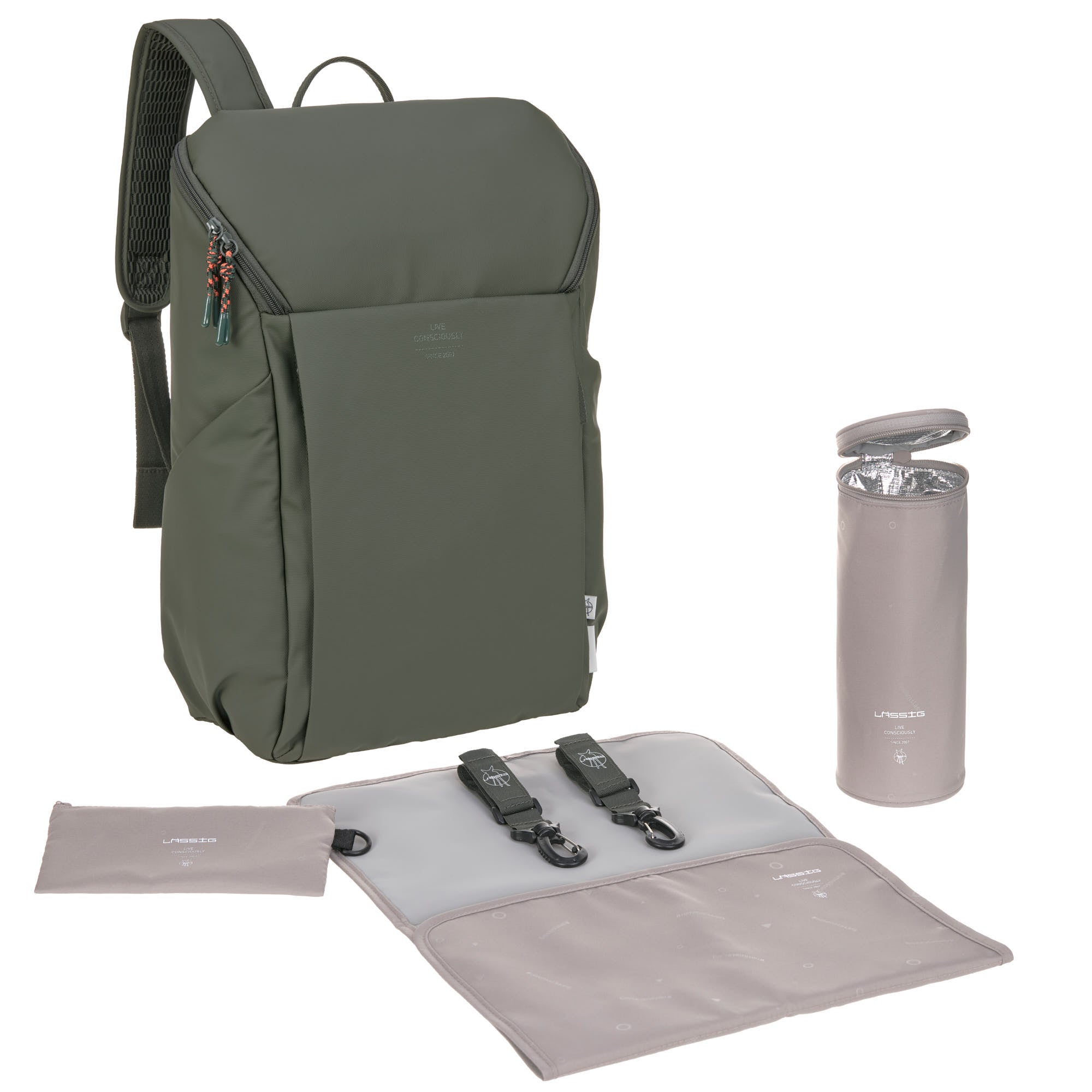 Lassig GRE Slender Up Backpack olive