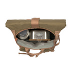 Lassig Mini Rolltop Backpack - Nature hazelnut - Pink