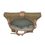 Lassig Mini Rolltop Backpack - Nature hazelnut - Pink