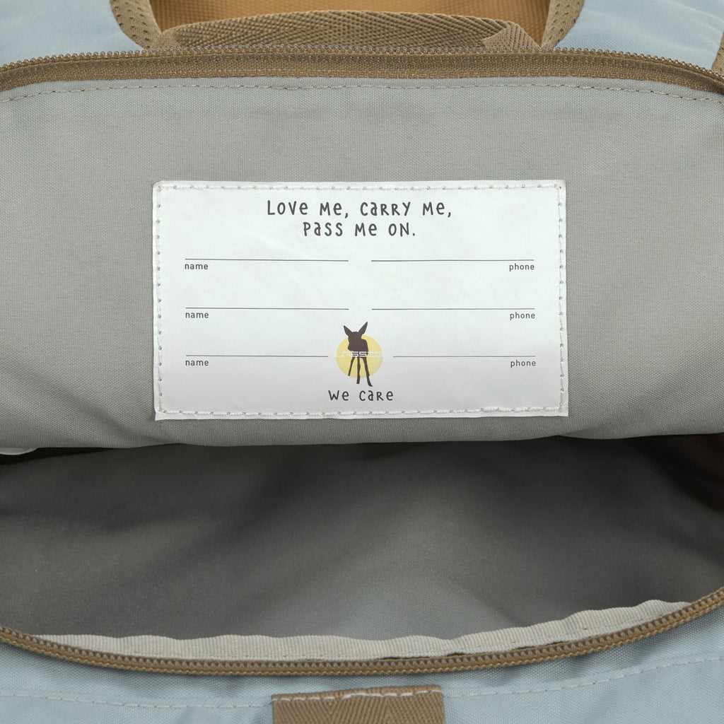 Lassig Mini Rolltop Backpack - Nature olive