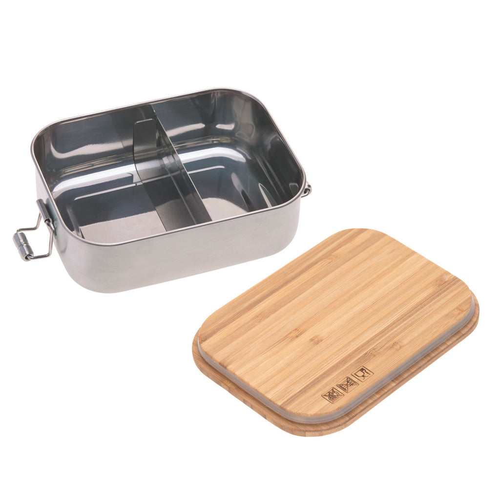 Lassig Lunchbox Stainless Steel Bamboo - Adventure