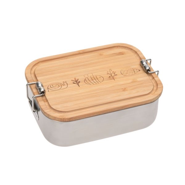 Lassig Lunchbox Stainless Steel Bamboo - Garden Explorer
