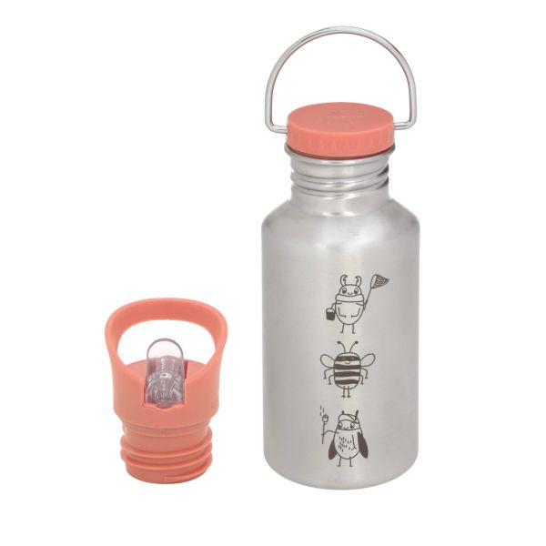 Lassig Bottle Stainless Steel Nature - without straw