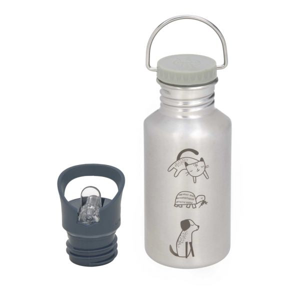 Lassig Bottle Stainless Steel Happy Prints - without straw