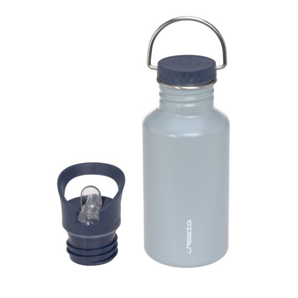 Lassig Bottle Stainless Steel light blue - without straw
